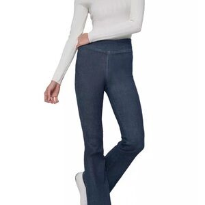 DKNY * High Rise * Pull On * Flare Dark Navy * Size Large TALL